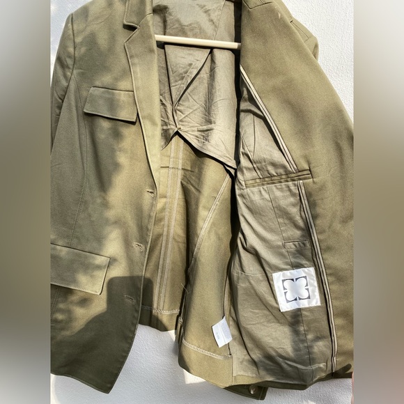 Liz Claiborne Military Style Olive Green Women’s Jacket Size 12P(fits size small - Picture 12 of 15